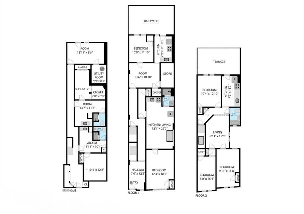 Three Family Fulton  Brooklyn, NY 11208, MLS-497924-34